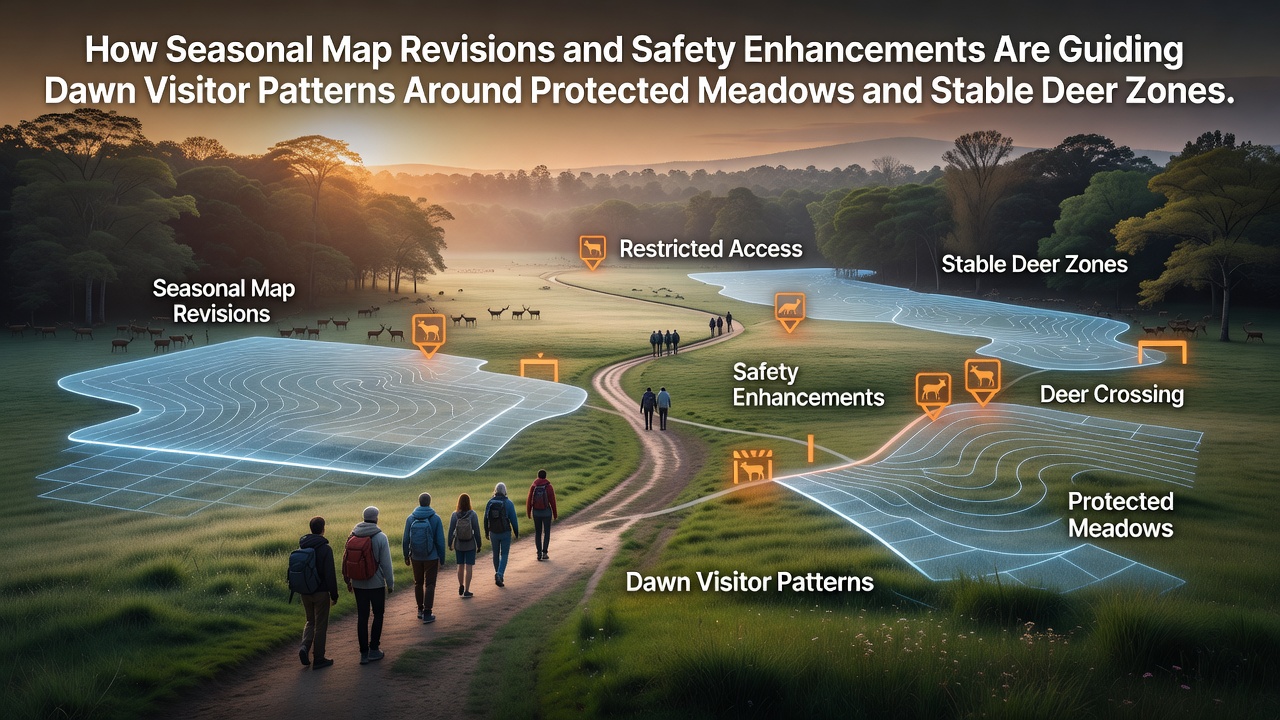 How Seasonal Map Revisions and Safety Enhancements Are Guiding Dawn Visitor Patterns Around Protected Meadows and Stable Deer Zones